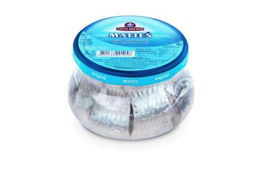 Santa Bremor Matjas Herring Fillet Original in Glass Jar, 260g